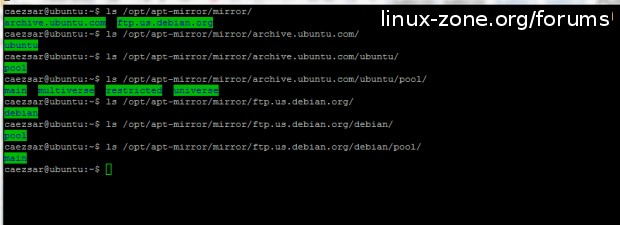 local repository debian and ubuntu
