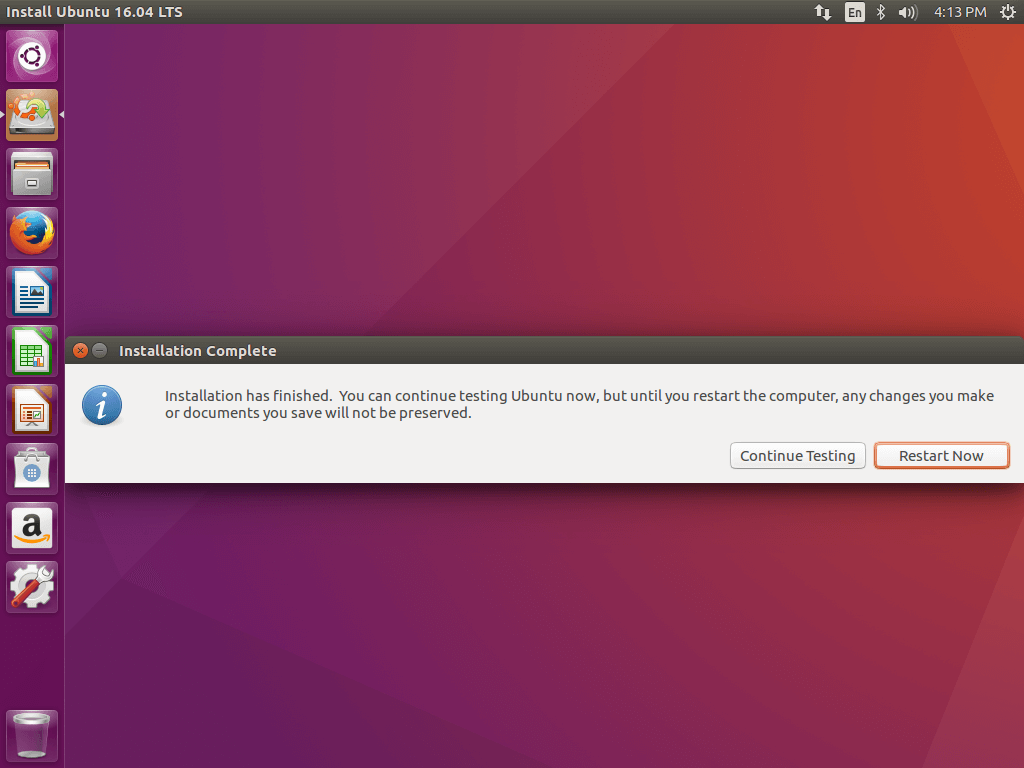 Click image for larger version  Name:	Ubuntu-16.04-Installation-Completed-linux-zone-org-forums.png Views:	1 Size:	90.4 KB ID:	21839