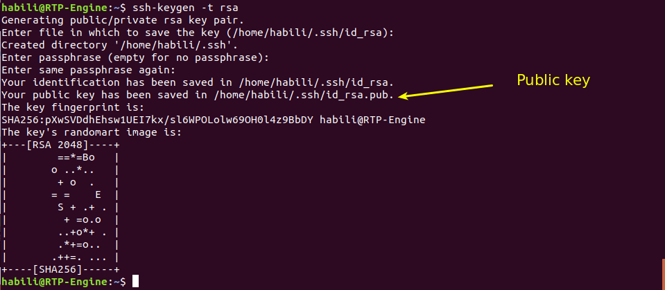 نحوه ساخت کلید ssh در لینوکس