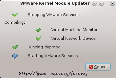 Vmware not running