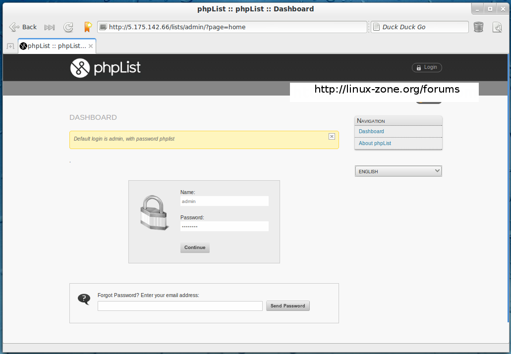 Click image for larger version  Name:	phpList-Admin-Login.png Views:	1 Size:	76.7 KB ID:	20013
