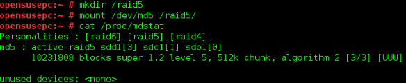 برای بزرگتر شدن عکس روی آن کلیک کنید  نام:	configureraid5onlinux7.png نمایش ها:	1 اندازه:	20.8 KB شناسه:	18289