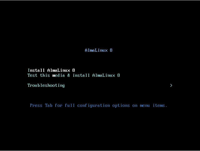 آموزش نصب almalinux