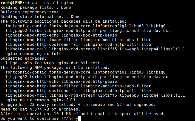 نصب nginx در debian 10