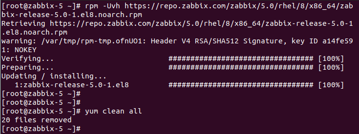 دانلود ریپازیتوری های zabbix 5