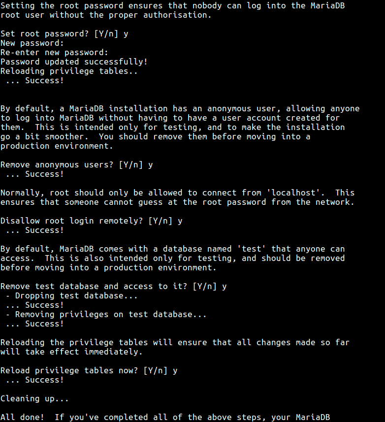 Click image for larger version  Name:	Secure-MySQL-Installation15.png Views:	568 Size:	32.1 KB ID:	24066
