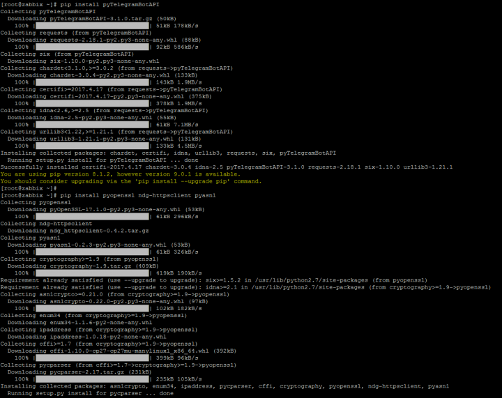 برای دیدن سایز بزرگ روی عکس کلیک کنید  نام: python-pip install centos linux-zone.org.PNG مشاهده: 1 حجم: 33.1 کیلو بایت