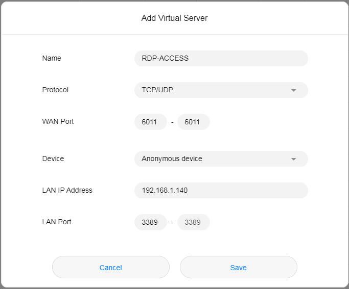 برای بزرگتر شدن عکس روی آن کلیک کنیدنام:	PORT-FORWARDING.PNGنمایش ها:	0اندازه:	22.6 KBشناسه:	28903