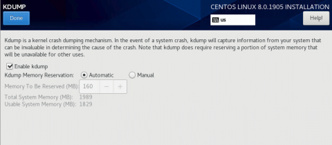 برای بزرگتر شدن عکس روی آن کلیک کنید  نام:	centos-8-installation-kdump-setting-22.png نمایش ها:	0 اندازه:	50.9 KB شناسه:	26938