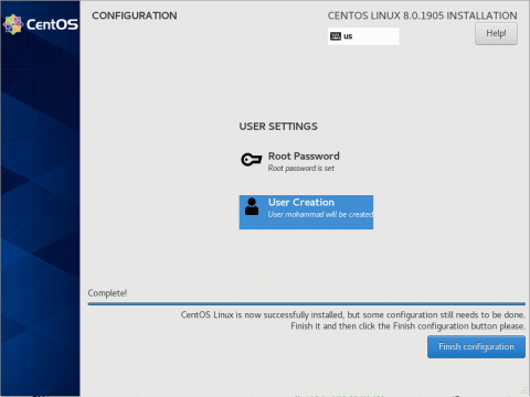 برای بزرگتر شدن عکس روی آن کلیک کنید  نام:	centos-8-installation-finish-configurations-33.png نمایش ها:	0 اندازه:	51.6 KB شناسه:	26949