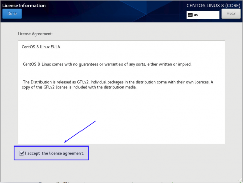 برای بزرگتر شدن عکس روی آن کلیک کنید  نام:	centos-8-installation-accept-liccence-information-37.png نمایش ها:	0 اندازه:	37.8 KB شناسه:	26952