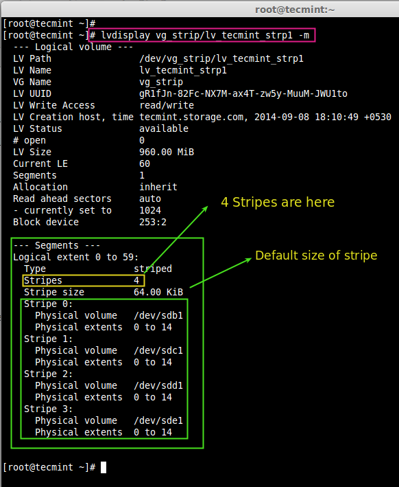 برای دیدن سایز بزرگ روی عکس کلیک کنید  نام: Check-Logical-Volumes-linux-zone.org-forums.png مشاهده: 1 حجم: 53.3 کیلو بایت