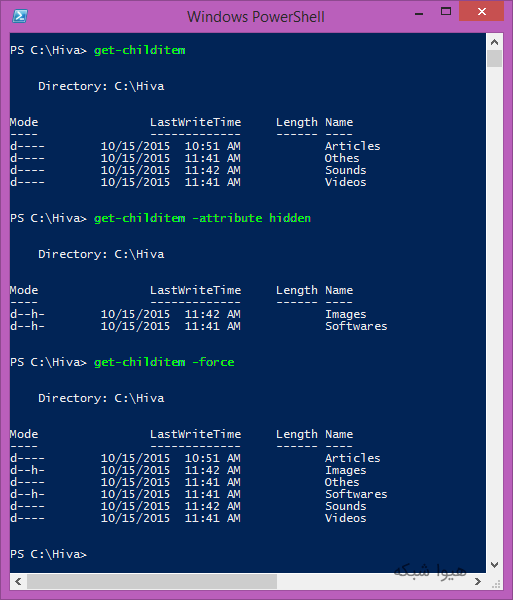 برای بزرگتر شدن عکس روی آن کلیک کنید  نام:	CMD-and-PowerShell-equivalent-commands-02.png نمایش ها:	1 اندازه:	11.7 KB شناسه:	20845