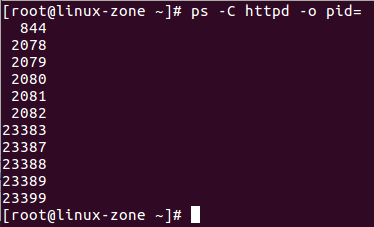 نحوه نمایش پروسس ها در linux