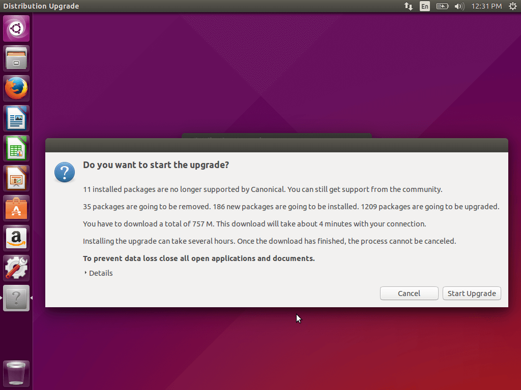 آپگرید ubuntu 15.04 به 17.10