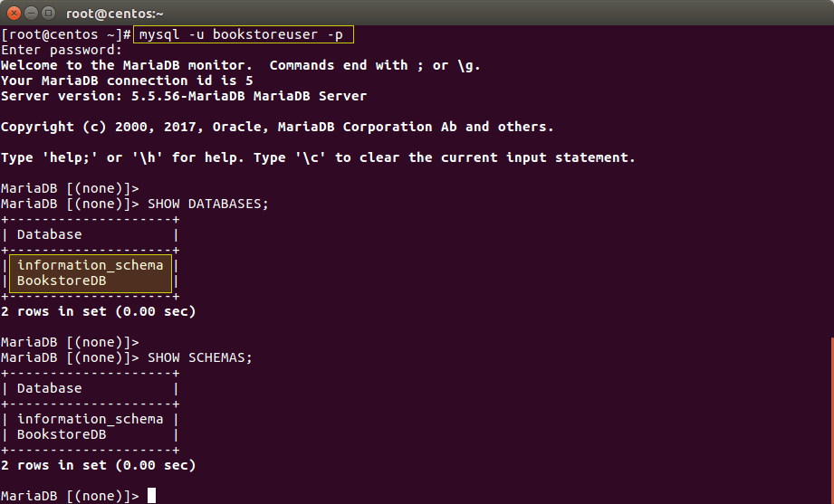 آموزش دستورات دیتابیس mariadb