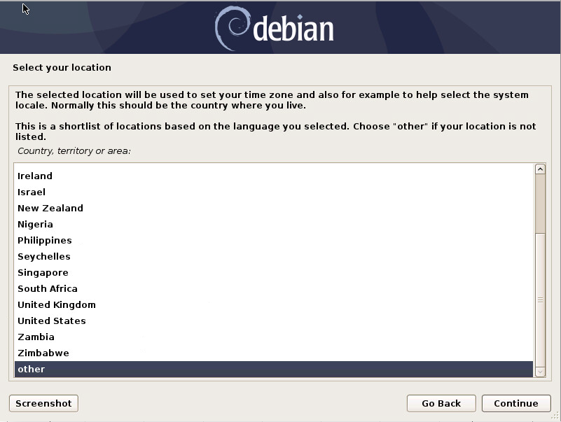 برای بزرگتر شدن عکس روی آن کلیک کنید  نام:	debian-10-select-location-3.png نمایش ها:	0 اندازه:	150.9 KB شناسه:	26716