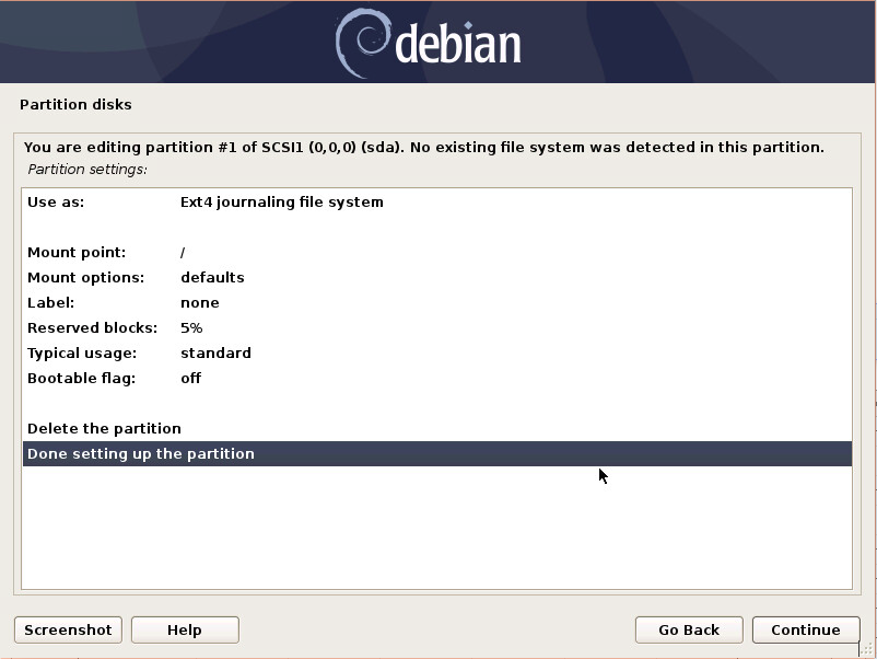 برای بزرگتر شدن عکس روی آن کلیک کنید  نام:	debian-10-partition-settings-21.png نمایش ها:	0 اندازه:	125.3 KB شناسه:	26734