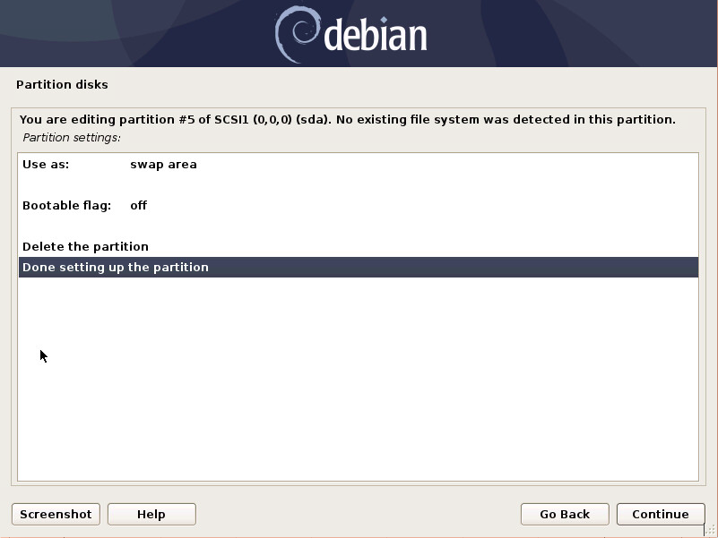 برای بزرگتر شدن عکس روی آن کلیک کنید  نام:	debian-10-partition-settings-24.png نمایش ها:	0 اندازه:	101.4 KB شناسه:	26737