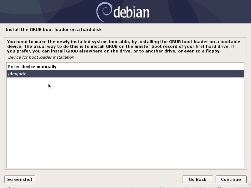 برای بزرگتر شدن عکس روی آن کلیک کنید  نام:	debian-10-selecte-boot-loader-grub-36.png نمایش ها:	0 اندازه:	138.5 KB شناسه:	26749