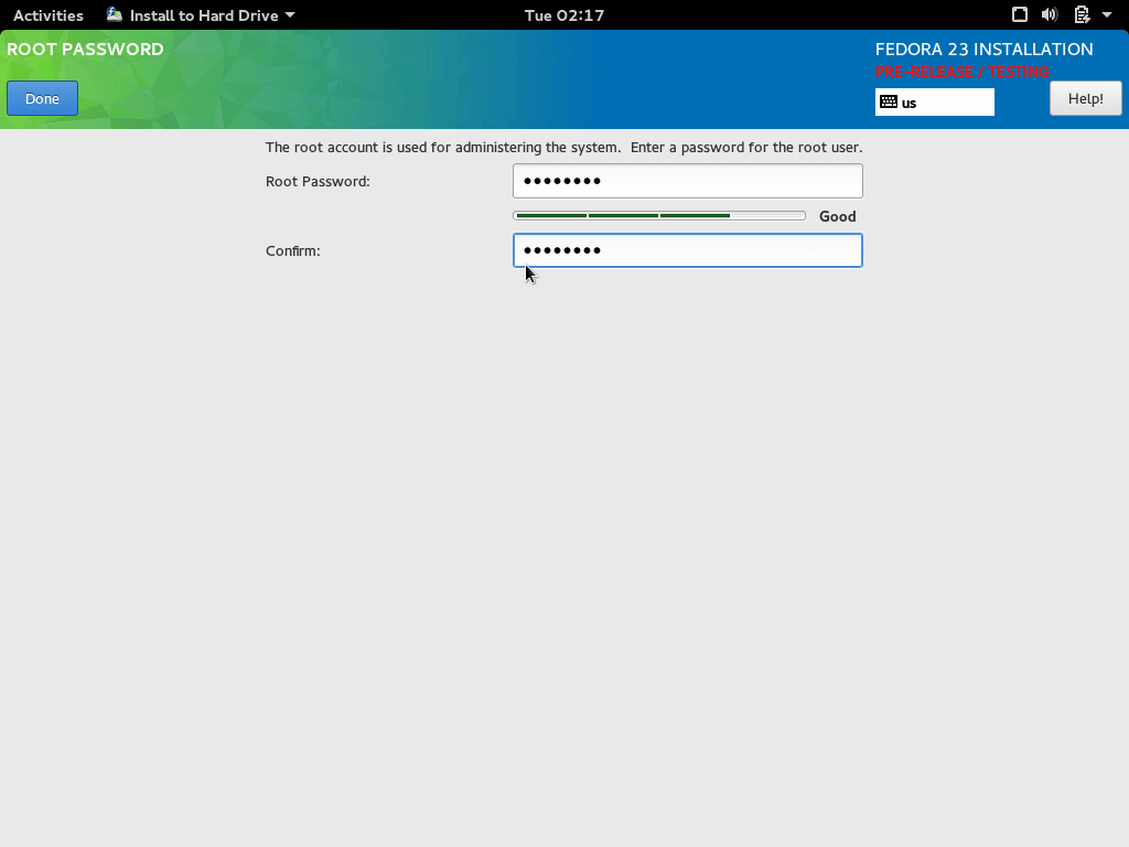 برای بزرگتر شدن عکس روی آن کلیک کنید  نام:	Create-Root-Password.png نمایش ها:	1 اندازه:	19.4 KB شناسه:	20239