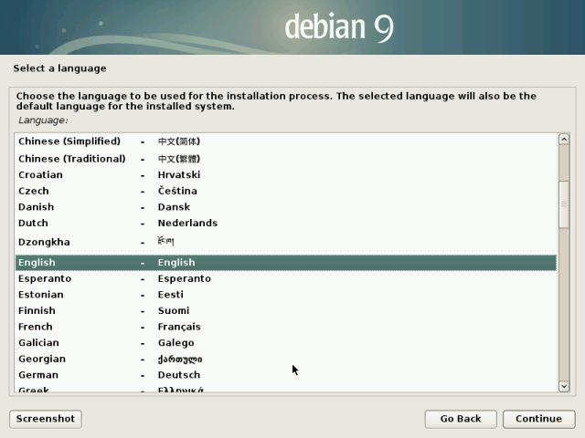 برای بزرگتر شدن عکس روی آن کلیک کنید  نام:	2-Select-installation-language-linux-zone.org.png نمایش ها:	1 اندازه:	23.3 KB شناسه:	21962