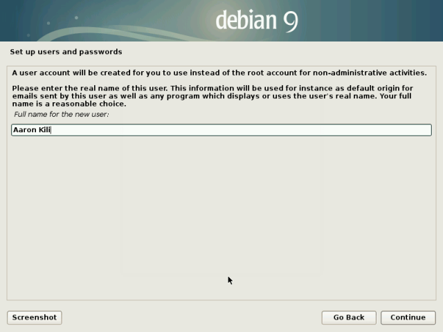 برای بزرگتر شدن عکس روی آن کلیک کنید  نام:	12-Setup-Debian-9-User-Account-linux-zone.org.png نمایش ها:	1 اندازه:	20.2 KB شناسه:	21972