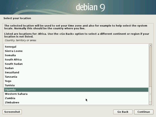 برای بزرگتر شدن عکس روی آن کلیک کنید  نام:	5-Select-Location-Country-linux-zone.org.png نمایش ها:	1 اندازه:	21.8 KB شناسه:	21965