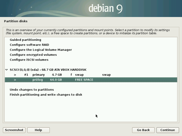 برای بزرگتر شدن عکس روی آن کلیک کنید  نام:	26-Select-Free-Space-to-Create-Root-Partition-linux-zone.org.png نمایش ها:	1 اندازه:	24.3 KB شناسه:	21986