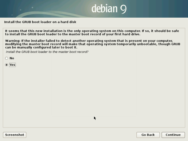 برای بزرگتر شدن عکس روی آن کلیک کنید  نام:	38-Install-Debian-9-Grub-linux-zone.org.png نمایش ها:	1 اندازه:	23.6 KB شناسه:	21998