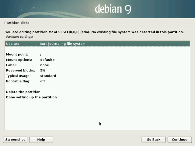 برای بزرگتر شدن عکس روی آن کلیک کنید  نام:	31-Set-Root-Filesystem-to-Ext4-linux-zone.org.png نمایش ها:	1 اندازه:	19.9 KB شناسه:	21991