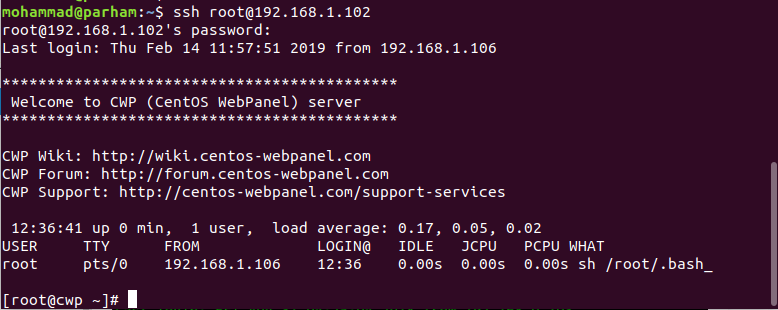 برای بزرگتر شدن عکس روی آن کلیک کنید

نام:	CentOS-Web-Panel-Server-Login-5.png
نمایش ها:	720
اندازه:	48.7 KB
شناسه:	26188