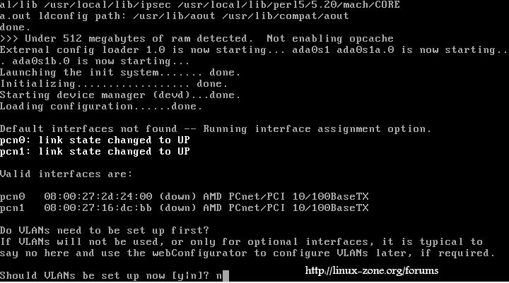 آموزش نصب pfsense