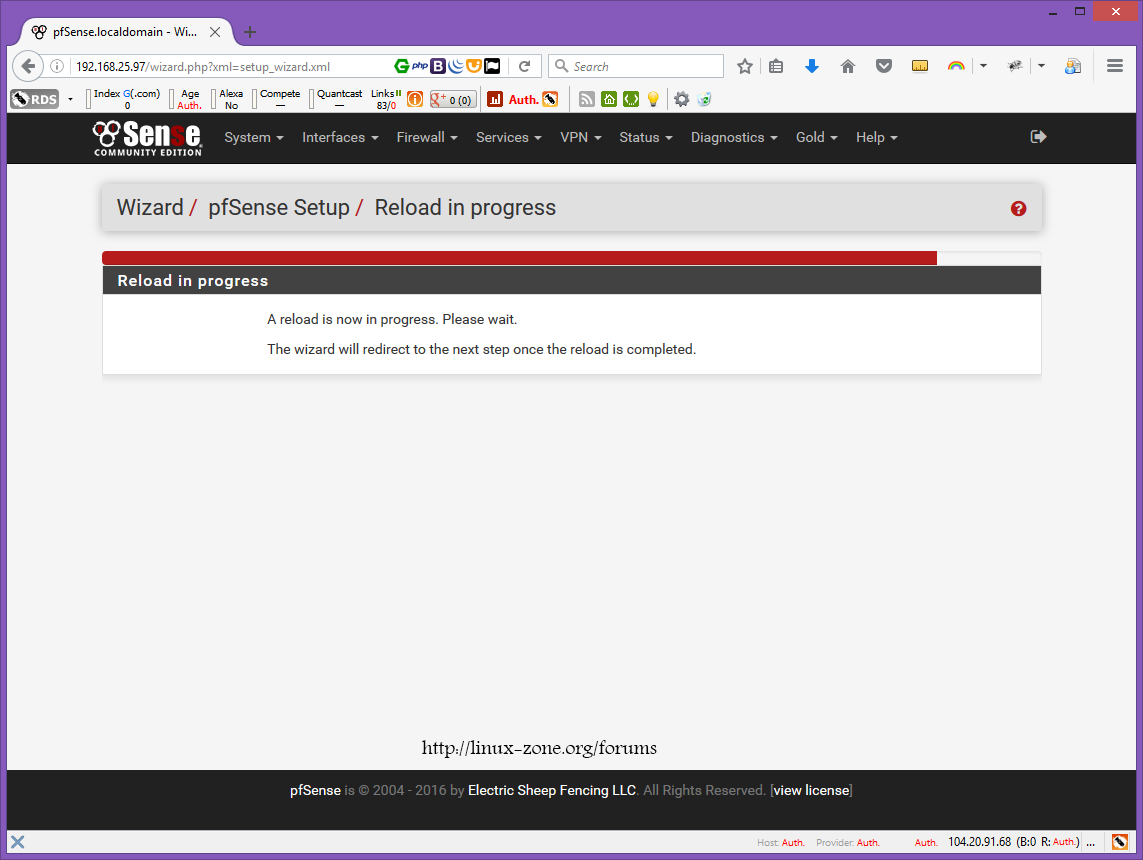 آموزش نصب pfsense