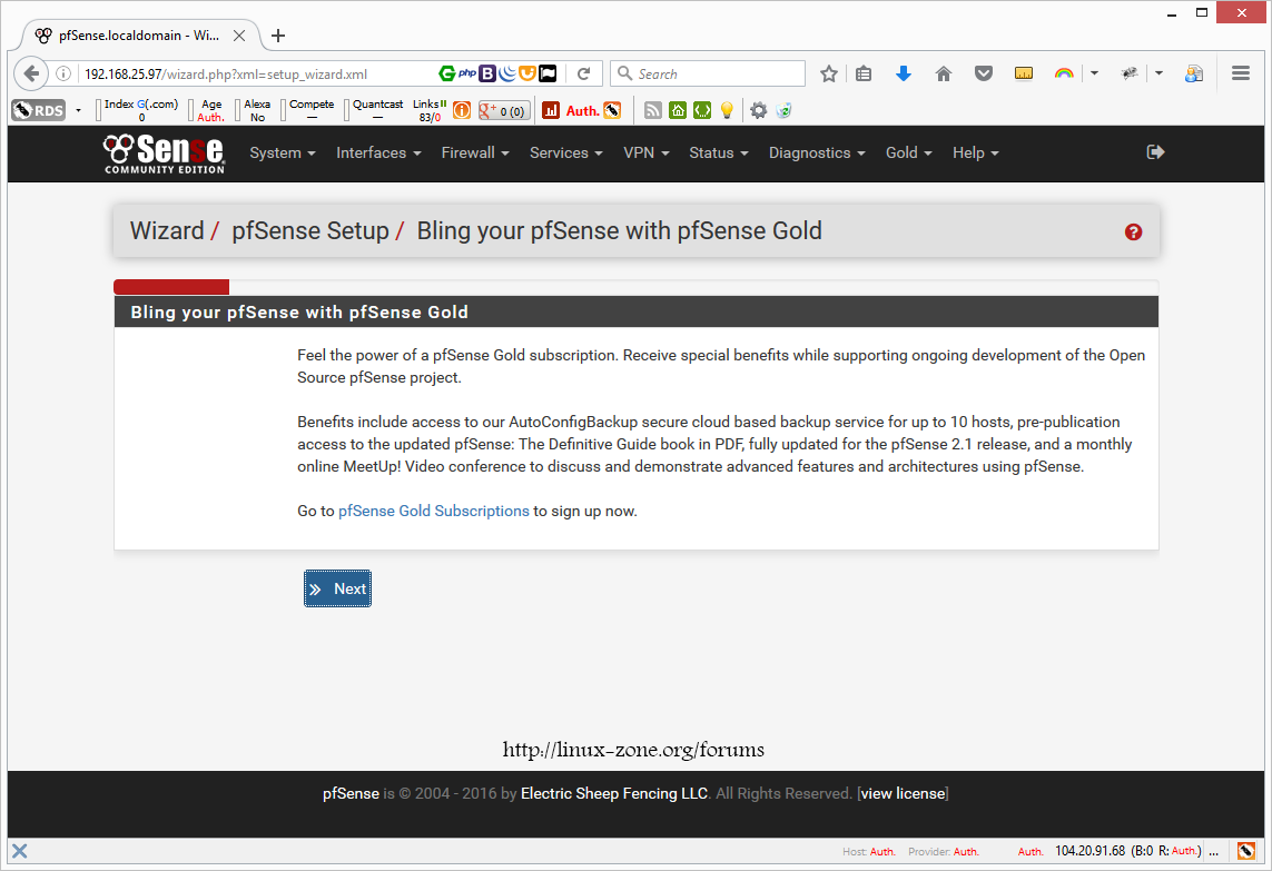 آموزش نصب pfsense