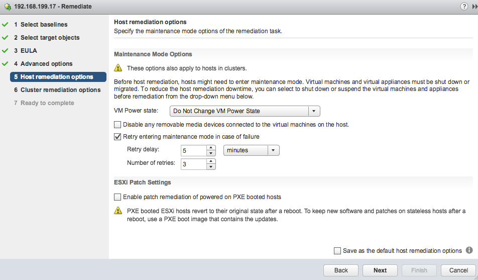 برای دیدن سایز بزرگ روی عکس کلیک کنید  نام: vmware-vcenter-update-manager-remediate-host-options.png مشاهده: 1 حجم: 87.4 کیلو بایت