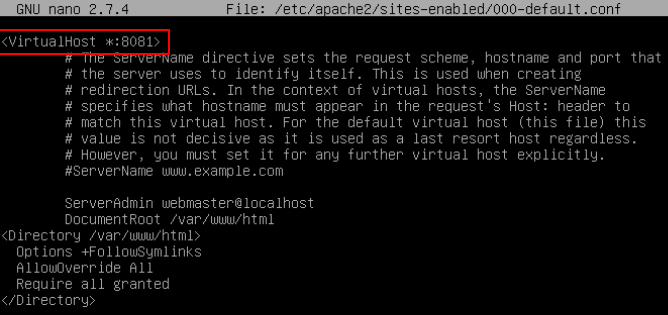 برای دیدن سایز بزرگ روی عکس کلیک کنید  نام: Change-Apache-Port-on-Virtualhost-3.png مشاهده: 1 حجم: 20.0 کیلو بایت
