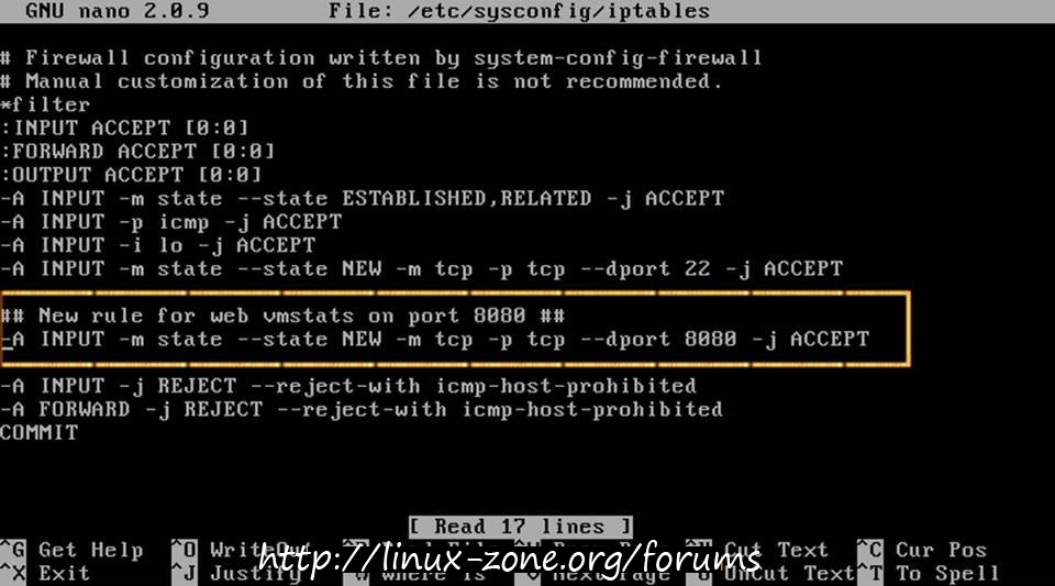 دستور web vmstat برای مانیتور کردن منابع در لینوکس