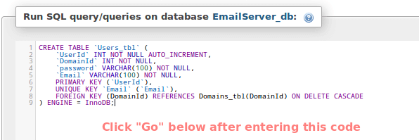 برای دیدن سایز بزرگ روی عکس کلیک کنید  نام: Create-Postfix-User-Table.png مشاهده: 1 حجم: 8.6 کیلو بایت