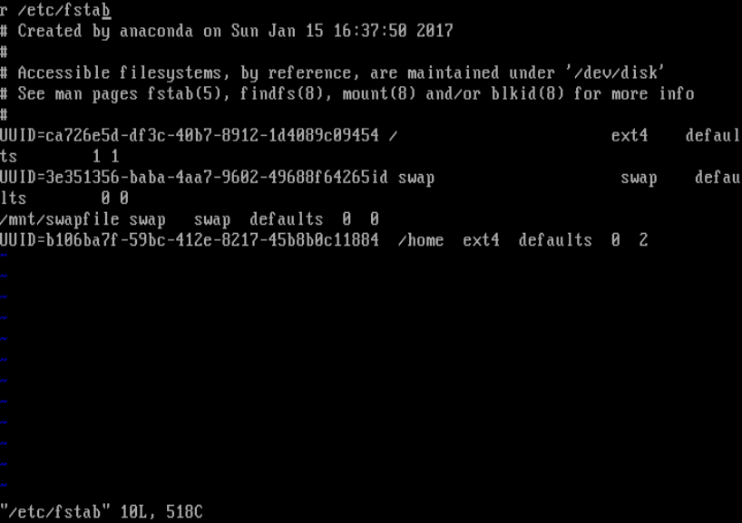 Click image for larger version  Name:	fstab-file-with-error-linux-zone.org.png Views:	1 Size:	21.3 KB ID:	21921