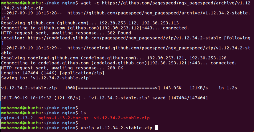 برای بزرگتر شدن عکس روی آن کلیک کنید  نام:	3-Download-Ngx_Pagespeed-Source-Files.png نمایش ها:	1 اندازه:	19.8 KB شناسه:	22157