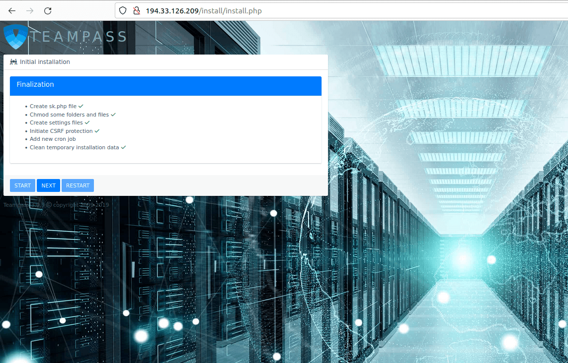 برای بزرگتر شدن عکس روی آن کلیک کنید  نام:	teampass-install-6.png نمایش ها:	0 اندازه:	388.2 KB شناسه:	29648