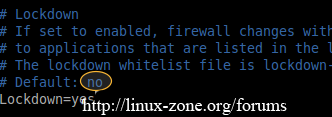 تنظیمات فایروال در لینوکس