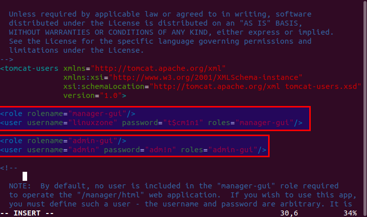 برای بزرگتر شدن عکس روی آن کلیک کنید

نام:	Configure-Apache-Tomcat-User-Roles-2.png
نمایش ها:	1039
اندازه:	67.1 KB
شناسه:	26150