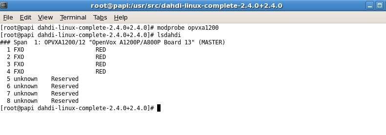 برای بزرگتر شدن عکس روی آن کلیک کنید  نام:	openvoxanalog-modprobe.png نمایش ها:	1 اندازه:	31.9 KB شناسه:	18116