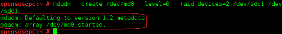 برای بزرگتر شدن عکس روی آن کلیک کنید  نام:	configureraid0onlinux4.png نمایش ها:	1 اندازه:	13.9 KB شناسه:	18297