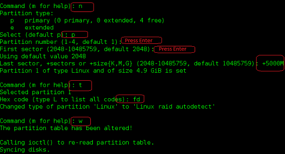 برای بزرگتر شدن عکس روی آن کلیک کنید  نام:	configureraid0onlinux22.png نمایش ها:	2 اندازه:	43.8 KB شناسه:	18295