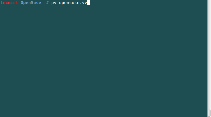 pv command in linux