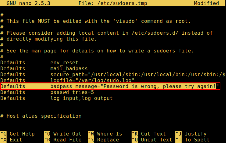 تنظیمات sudo در اوبونتو